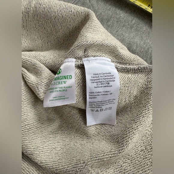 J Crew University Long Terry Half Zip Tunic - Picture 6 of 8